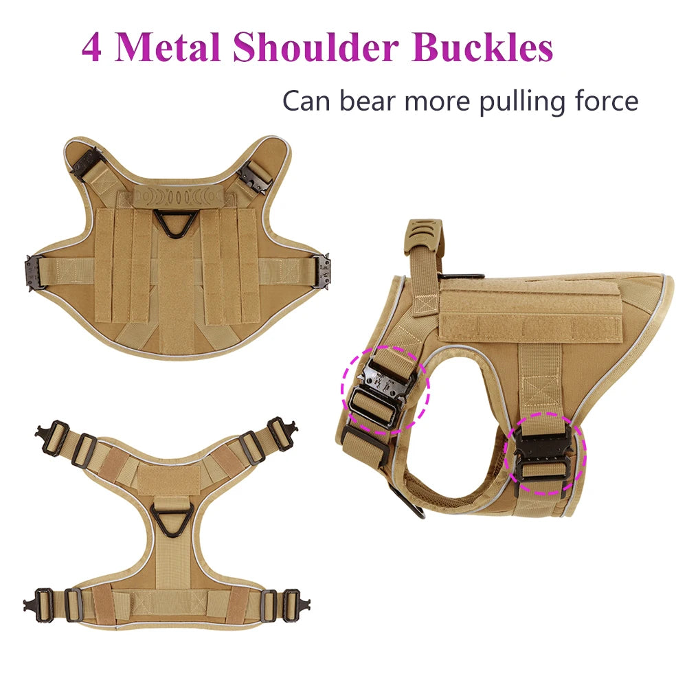 Big Harness for Dog | Reflective No-Pull Dog Harness for Large & Small Dogs